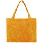 Background-yellow Mini Tote Bag