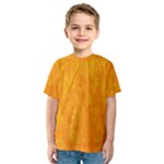Background-yellow Kids  Sport Mesh T-Shirt