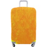 Background-yellow Luggage Cover (Large)