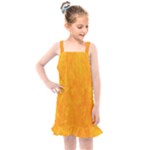 Background-yellow Kids  Overall Dress