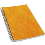 Background-yellow 5.5  x 8.5  Notebook