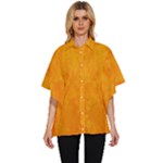Background-yellow Women s Batwing Button Up Shirt