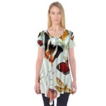 Butterfly-love Short Sleeve Tunic 