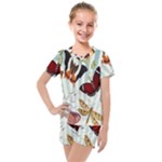 Butterfly-love Kids  Mesh T-Shirt and Shorts Set