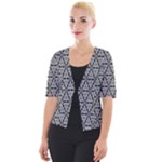 Decorative Cropped Button Cardigan