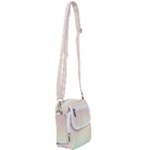 Pastel , Purple, Pink, Blue, Light, Mix Shoulder Strap Belt Bag