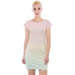 Pastel , Purple, Pink, Blue, Light, Mix Cap Sleeve Bodycon Dress