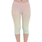 Pastel , Purple, Pink, Blue, Light, Mix Velvet Capri Leggings 