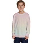 Pastel , Purple, Pink, Blue, Light, Mix Kids  Crewneck Sweatshirt
