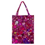 Pink Glitter, Cute, Girly, Glitter, Pink, Purple, Sparkle Classic Tote Bag