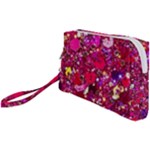 Pink Glitter, Cute, Girly, Glitter, Pink, Purple, Sparkle Wristlet Pouch Bag (Small)