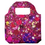 Pink Glitter, Cute, Girly, Glitter, Pink, Purple, Sparkle Premium Foldable Grocery Recycle Bag