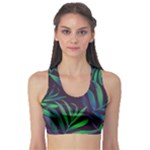 Tree Leaves Fitness Sports Bra