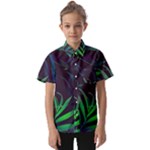 Tree Leaves Kids  Short Sleeve Shirt