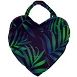 Tree Leaves Giant Heart Shaped Tote