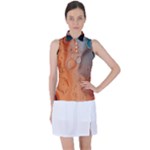 Water Screen Women s Sleeveless Polo T-Shirt