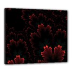 Amoled Red N Black Canvas 24  x 20  (Stretched)