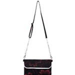 Amoled Red N Black Mini Crossbody Handbag