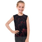 Amoled Red N Black Kids  Mesh Tank Top