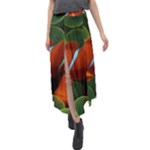 Fish Velour Split Maxi Skirt