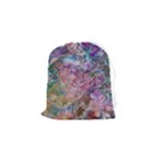 Abstract waves Drawstring Pouch (Small)