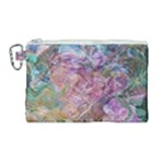 Abstract waves Canvas Cosmetic Bag (Large)