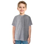 Aluminum Textures, Horizontal Metal Texture, Gray Metal Plate Kids  Sport Mesh T-Shirt