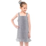 Aluminum Textures, Horizontal Metal Texture, Gray Metal Plate Kids  Overall Dress