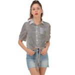 Aluminum Textures, Horizontal Metal Texture, Gray Metal Plate Tie Front Shirt 