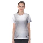 Aluminum Textures, Polished Metal Plate Women s Sport Mesh T-Shirt
