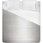 Aluminum Textures, Polished Metal Plate Duvet Cover (King Size)