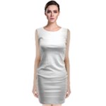 Aluminum Textures, Polished Metal Plate Classic Sleeveless Midi Dress