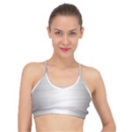 Aluminum Textures, Polished Metal Plate Basic Training Sports Bra