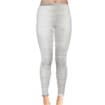 Aluminum Textures, Polished Metal Plate Inside Out Leggings