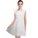 Aluminum Textures, Polished Metal Plate Tie Up Tunic Dress