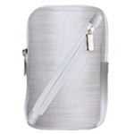 Aluminum Textures, Polished Metal Plate Belt Pouch Bag (Small)