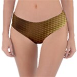 Gold, Golden Background ,aesthetic Reversible Classic Bikini Bottoms