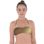 Gold, Golden Background ,aesthetic Tie Back Bikini Top