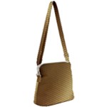 Gold, Golden Background ,aesthetic Zipper Messenger Bag
