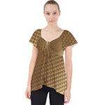 Gold, Golden Background ,aesthetic Lace Front Dolly Top