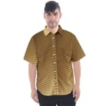 Gold, Golden Background ,aesthetic Men s Short Sleeve Shirt