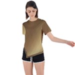 Gold, Golden Background ,aesthetic Asymmetrical Short Sleeve Sports T-Shirt