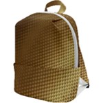 Gold, Golden Background ,aesthetic Zip Up Backpack