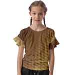 Gold, Golden Background ,aesthetic Kids  Cut Out Flutter Sleeves