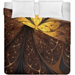 Gold, Golden Background Duvet Cover Double Side (King Size)