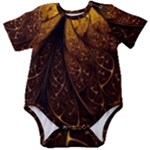 Gold, Golden Background Baby Short Sleeve Bodysuit