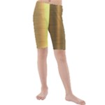 Golden Textures Polished Metal Plate, Metal Textures Kids  Mid Length Swim Shorts