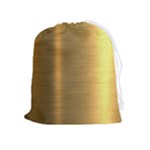 Golden Textures Polished Metal Plate, Metal Textures Drawstring Pouch (XL)