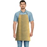 Golden Textures Polished Metal Plate, Metal Textures Kitchen Apron