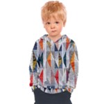 Mosaic, Colorful, Rhombuses, Pattern, Geometry Kids  Overhead Hoodie